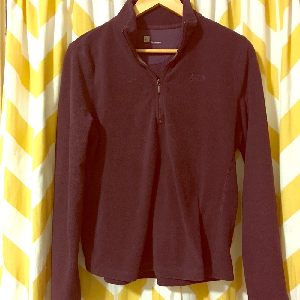 Throwback GAP Pullover with Quarter Zip